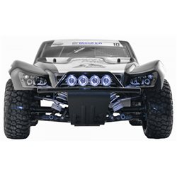 Bumper &amp Skid Plates Front Blue Slash 4x4