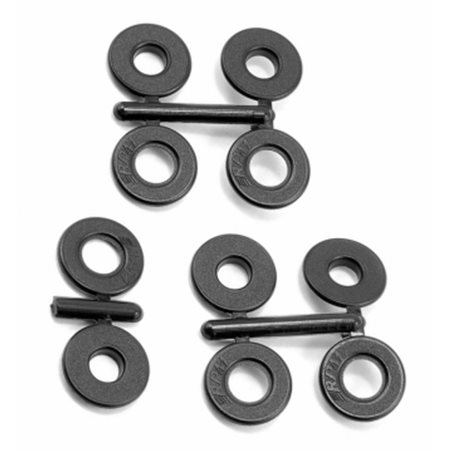 Body Savers 6mm Posts Black (5)