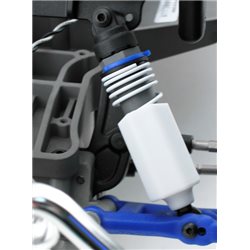 Shock Shaft Guards Black (4) Traxxas Ultra, Big Bore