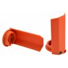 Shock Shaft Guards Orange (2) X-Maxx
