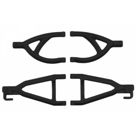 Suspension Arms Rear Black (2+2) 1/16 E-Revo