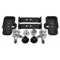 Mock Mirror Turbos Chrome (Pair)