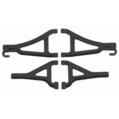 Suspension Arms Front Black (2+2) 1/16 E-Revo