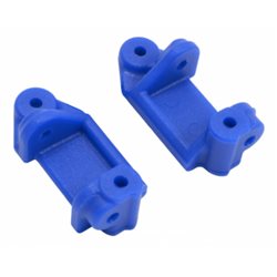 Caster Blocks Blue (Pair) Rustler, Stampede, Slash -2WD