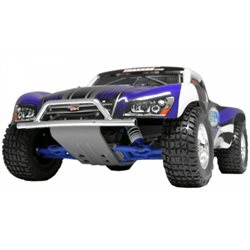 Bumper and Skidplate Front Chrome Slash 2WD, Nitro Slash