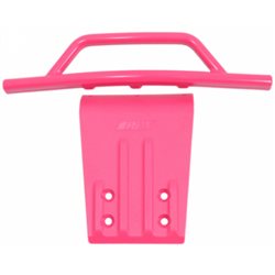 Bumper and Skidplate Front Pink Slash 2WD, Nitro Slash