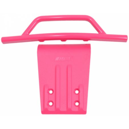 Bumper and Skidplate Front Pink Slash 2WD, Nitro Slash