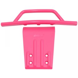 Bumper and Skidplate Front Pink Slash 2WD, Nitro Slash