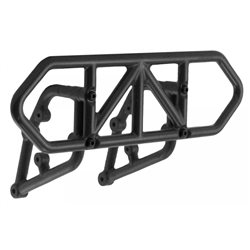 Bumper Rear Black Slash 2WD