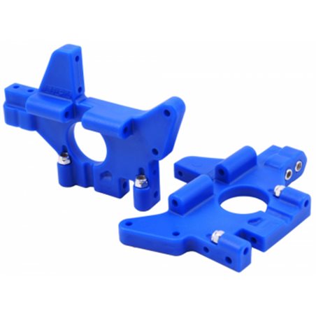 Bulkheads Rear Blue (Pair) E/T-Maxx