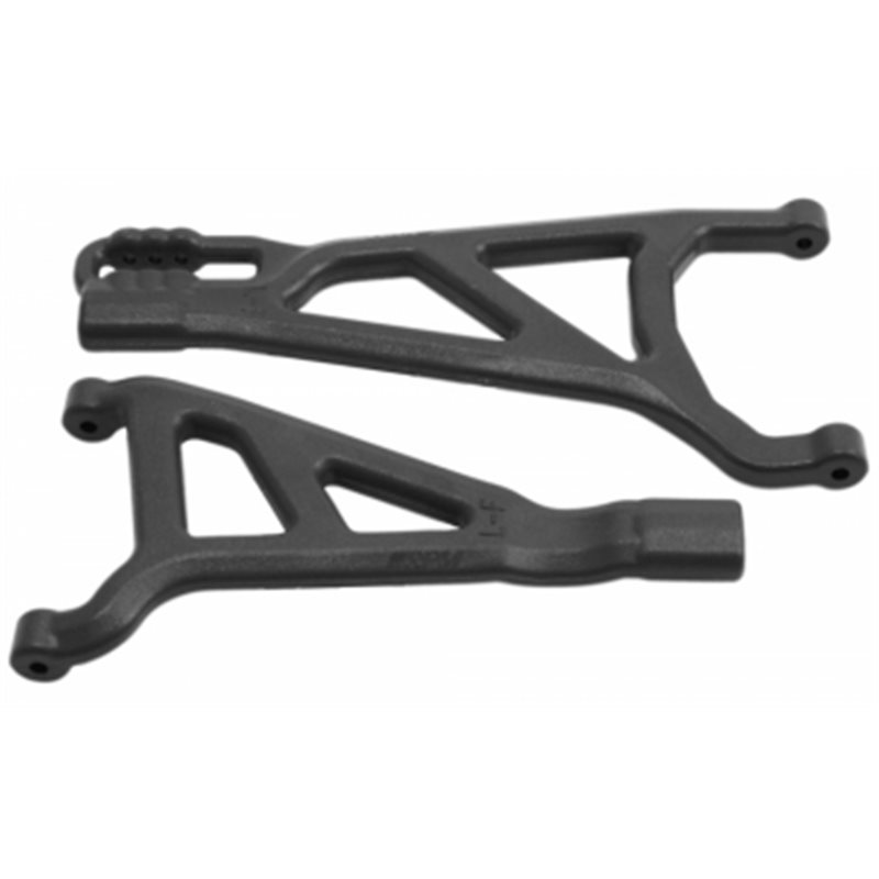Suspension Arms Front Left Black (Pair) E-Revo 2.0