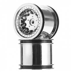 Wheels Revolver 2.2 Chrome (2) Rustler, Stampede - 2WD Rear