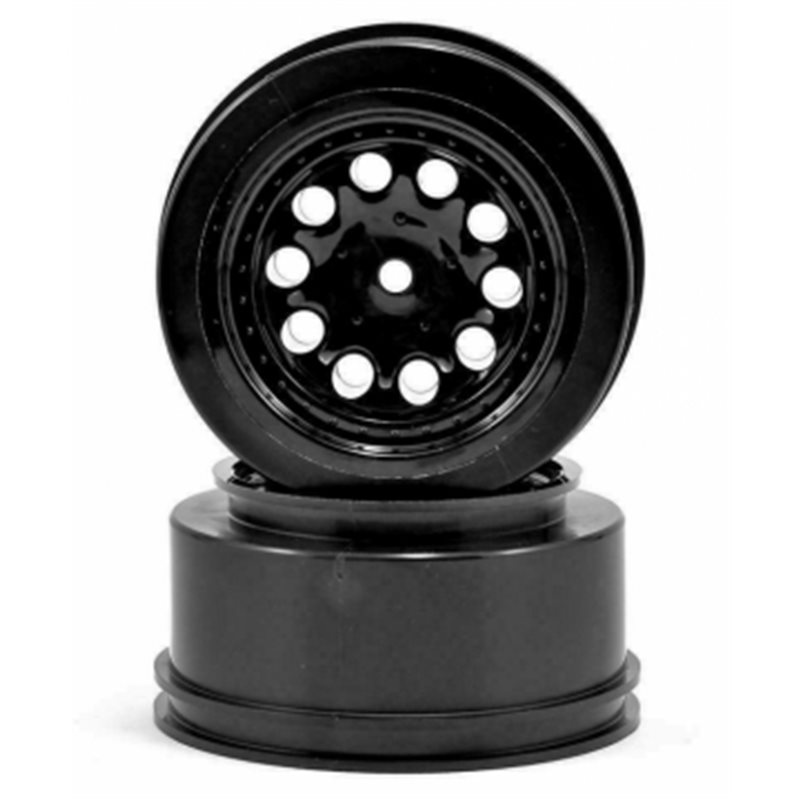 Wheels Revolver 2.2/3.0 Black (2) Slash 4x4, Slash 2WD Rear