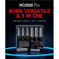 SkyRC NC2500 Charger NiMH AA/AAA 0.1-2.5A 240AC