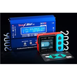 SkyRC B6neo DC Charger Input 10-28volt Red/Blue