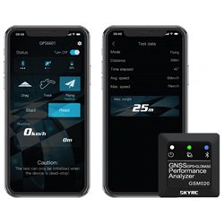 GPS (GNSS) GSM020 Performance Analyzer Car and Airplane