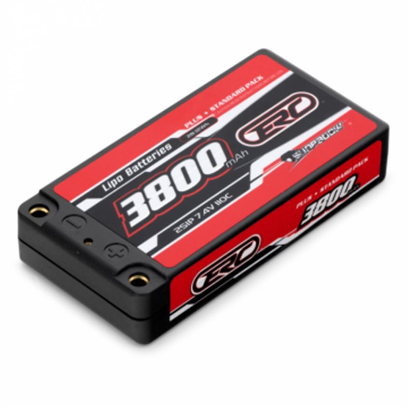 Li-Po Battery 2S 7,4V 3800mAh 110C Hard 4mm Shorty Slim
