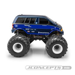 1985 Ford Aerostar, BIGFOOT® Shuttle, Clod Buster / Regulator body (7" width & 11" wheelbase