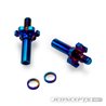 JConcepts - adjustable RC10B7 | RC10B7D titanium front axle, 2pc - burnt blue