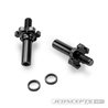 JConcepts - adjustable RC10B7 | RC10B7D titanium front axle, 2pc - stealth black