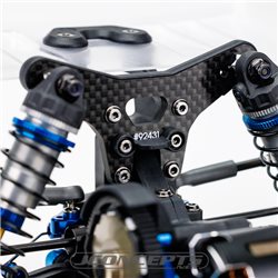 JConcepts - RC10B7 Titanium top hat screw set, upper (black) - 77pc