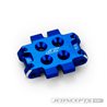 JConcepts - RC10B7 front bulkhead 0 degree (9.3g), aluminum - blue JConcepts - RC10B7 front bulkhead 0 degree (9.3g), aluminum - blue