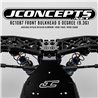 JConcepts - RC10B7 front bulkhead 0 degree (9.3g), aluminum - black JConcepts - RC10B7 front bulkhead 0 degree (9.3g), aluminum - black