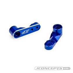 JConcepts - RC10B7 aluminum steering bellcranks (Fits - JC assembly 5209) - blue