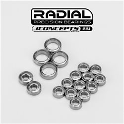 JConcepts - RC10B7 Radial ceramic "primary" bearing set, 18pc - Fits, RC10B7 | RC10B7D