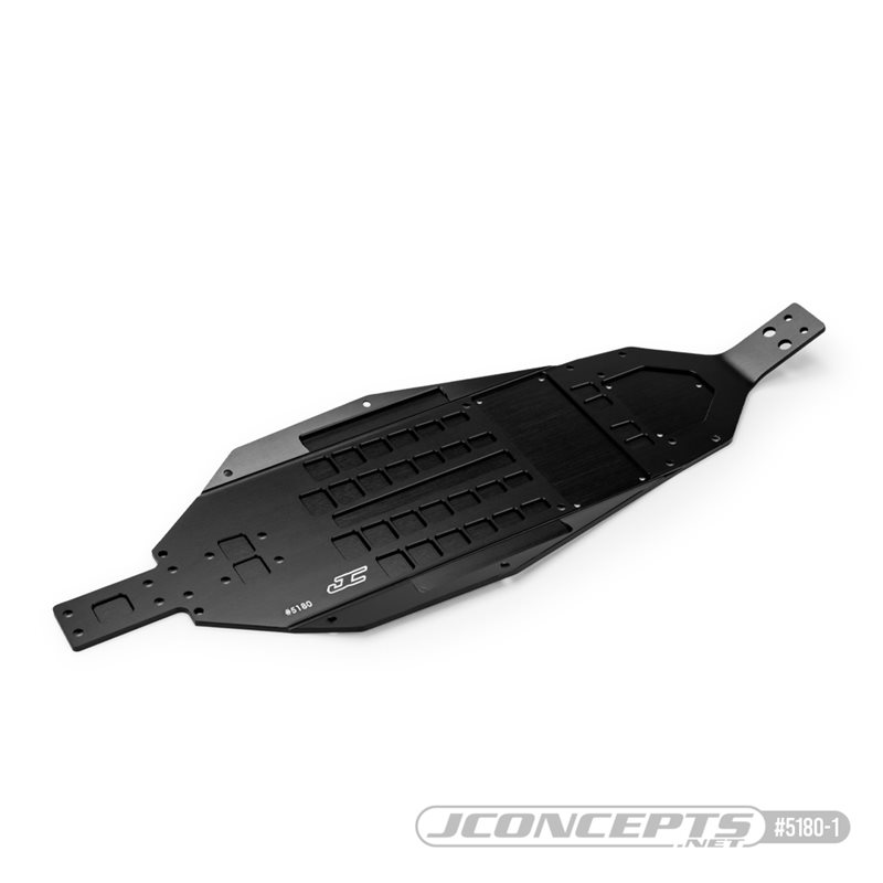 JConcepts - RC10B7 chassis, std, hard anodized - black