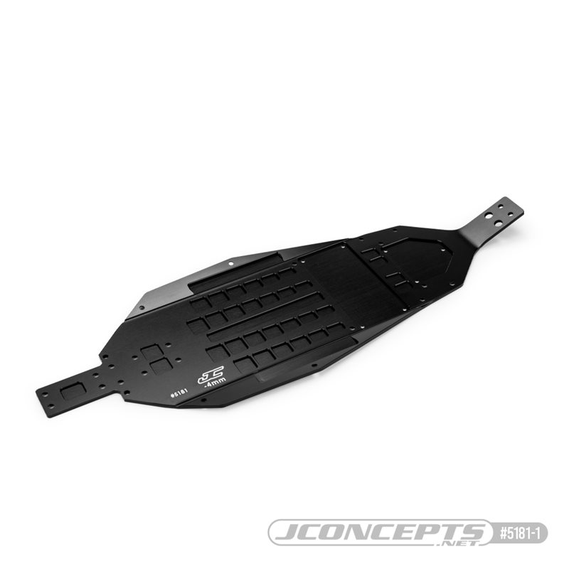 JConcepts - RC10B7 chassis, -4mm, hard anodized - black JConcepts - RC10B7 chassis, -4mm, hard anodized - black