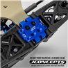 JConcepts - RC10B7 front bulkhead 2.5 degree (9.3g), aluminum - blue JConcepts - RC10B7 front bulkhead 2.5 degree (9.3g), aluminum - blue