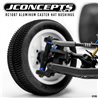 JConcepts - RC10B7 aluminum caster hat bushings, 4pc - blue JConcepts - RC10B7 aluminum caster hat bushings, 4pc - blue