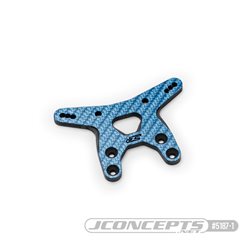 JConcepts - RC10B7 carbon fiber front shock tower - blue