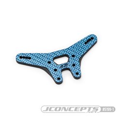 JConcepts - RC10B7 carbon fiber rear shock tower - blue
