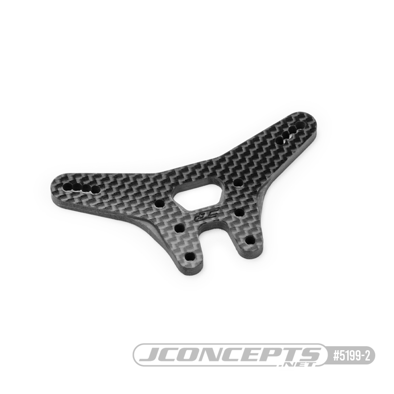 JConcepts - RC10B7 carbon fiber rear shock tower - black JConcepts - RC10B7 carbon fiber rear shock tower - black