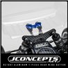 JConcepts - RC10B7 aluminum 1-piece rear wing button - blue JConcepts - RC10B7 aluminum 1-piece rear wing button - blue