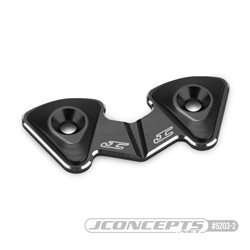 JConcepts - RC10B7 aluminum 1-piece rear wing button - black