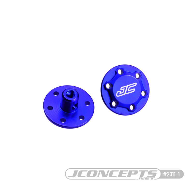 JConcepts - RC10 Finnisher wing buttons - blue