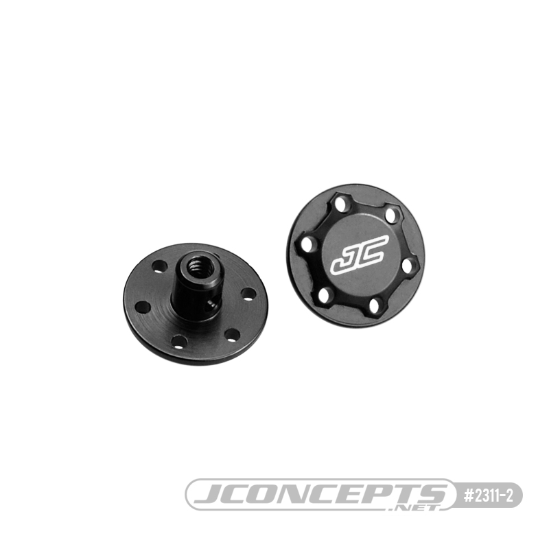 JConcepts - RC10 Finnisher wing buttons - black