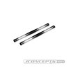 JConcepts - RC10 diamond nose brace tubes, black - 2pc.