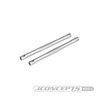 JConcepts - RC10 diamond nose brace tubes, silver - 2pc.