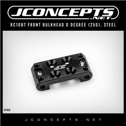 JConcepts - RC10B7 front bulkhead 0 degree (25g), steel