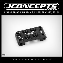 JConcepts - RC10B7 front bulkhead 2.5 degree (25g), steel