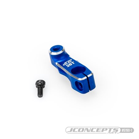 JConcepts - RC10B7 15.5mm aluminum clamping servo horn - blue
