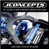 JConcepts - RC10B7 15.5mm aluminum clamping servo horn - blue