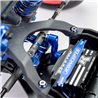 JConcepts - RC10B7 15.5mm aluminum clamping servo horn - blue