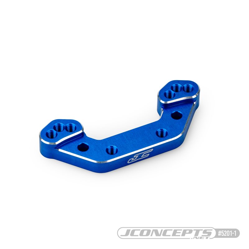 JConcepts - RC10B7 aluminum rear ball-stud mount - blue JConcepts - RC10B7 aluminum rear ball-stud mount - blue