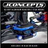 JConcepts - RC10B7 aluminum rear ball-stud mount - blue JConcepts - RC10B7 aluminum rear ball-stud mount - blue