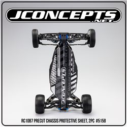 JConcepts - RC10B7 precut chassis protective sheet, 2pc